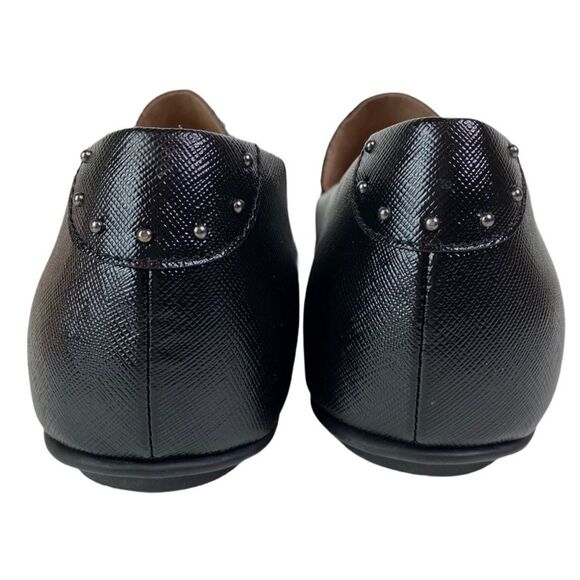 NEW FitFlop Lena Microstud Loafers Lightweight Trendy Soft Black Size Size 11 - Picture 3 of 7